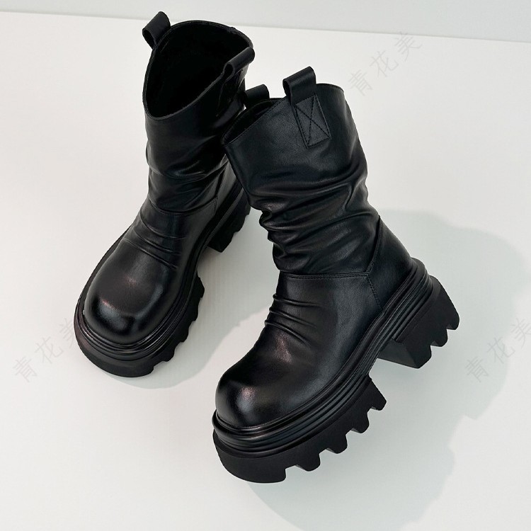 Women's Fashionable Simple Versatile Martin Boots.