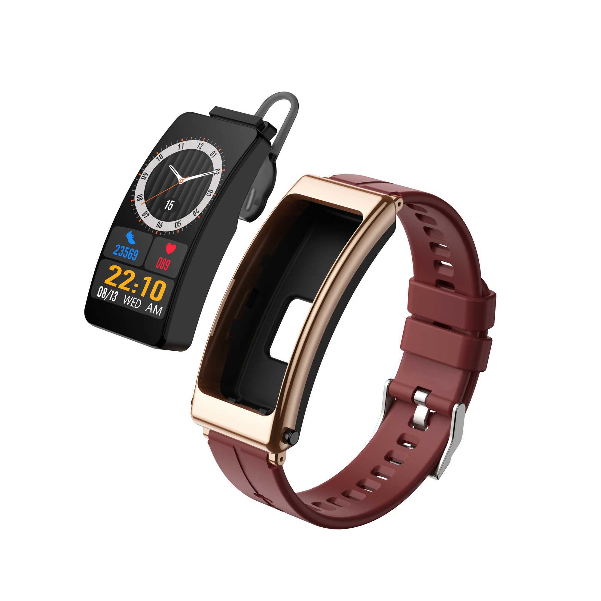 The best-selling new bracelet of 2024 K13 smartwatch 2-in-1 BT earphones fitness tracker sports smart bracelet for Android and iOS Y241114