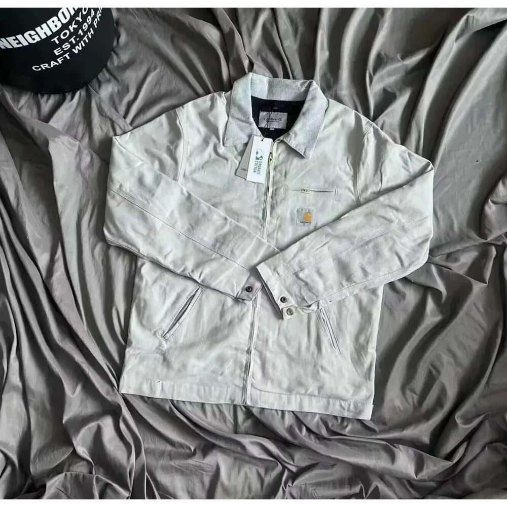 Jackets For Men New Classic Bottom Rutte Washed Vintage Jacket Workwear Canvas Coat Casual Safari Style Varsity