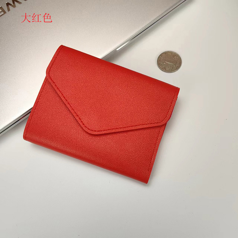 New women's fashionable simple, 30% off short design, designer with multiple card slots and multifunctional zero wallet