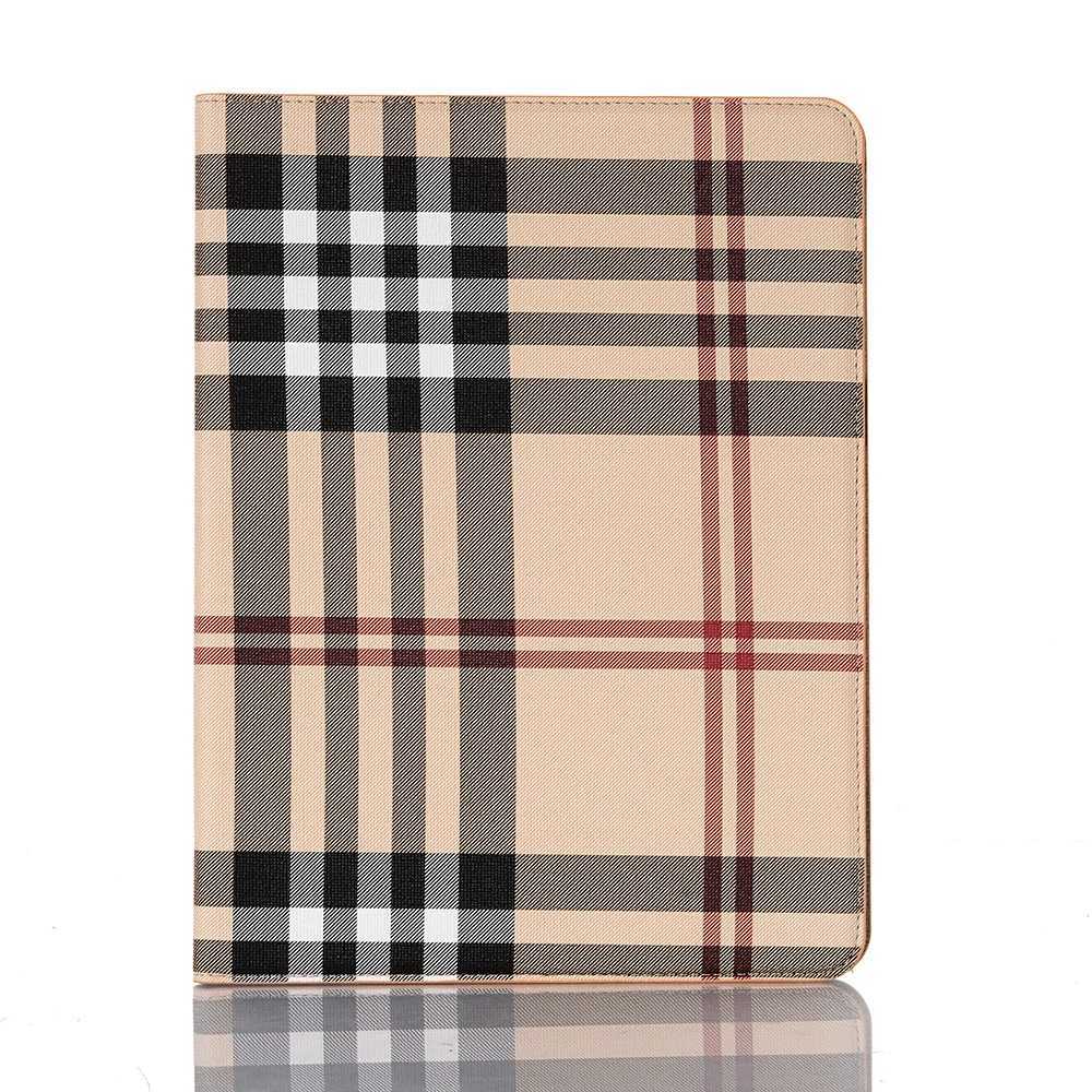 New Arrival Fashionable luxury flat pattern leather tablet case with clip suitable for iPad 9.7 10.2 11 12.9-inch Air5 4 Mini 6 5 4 3 2 Z241115
