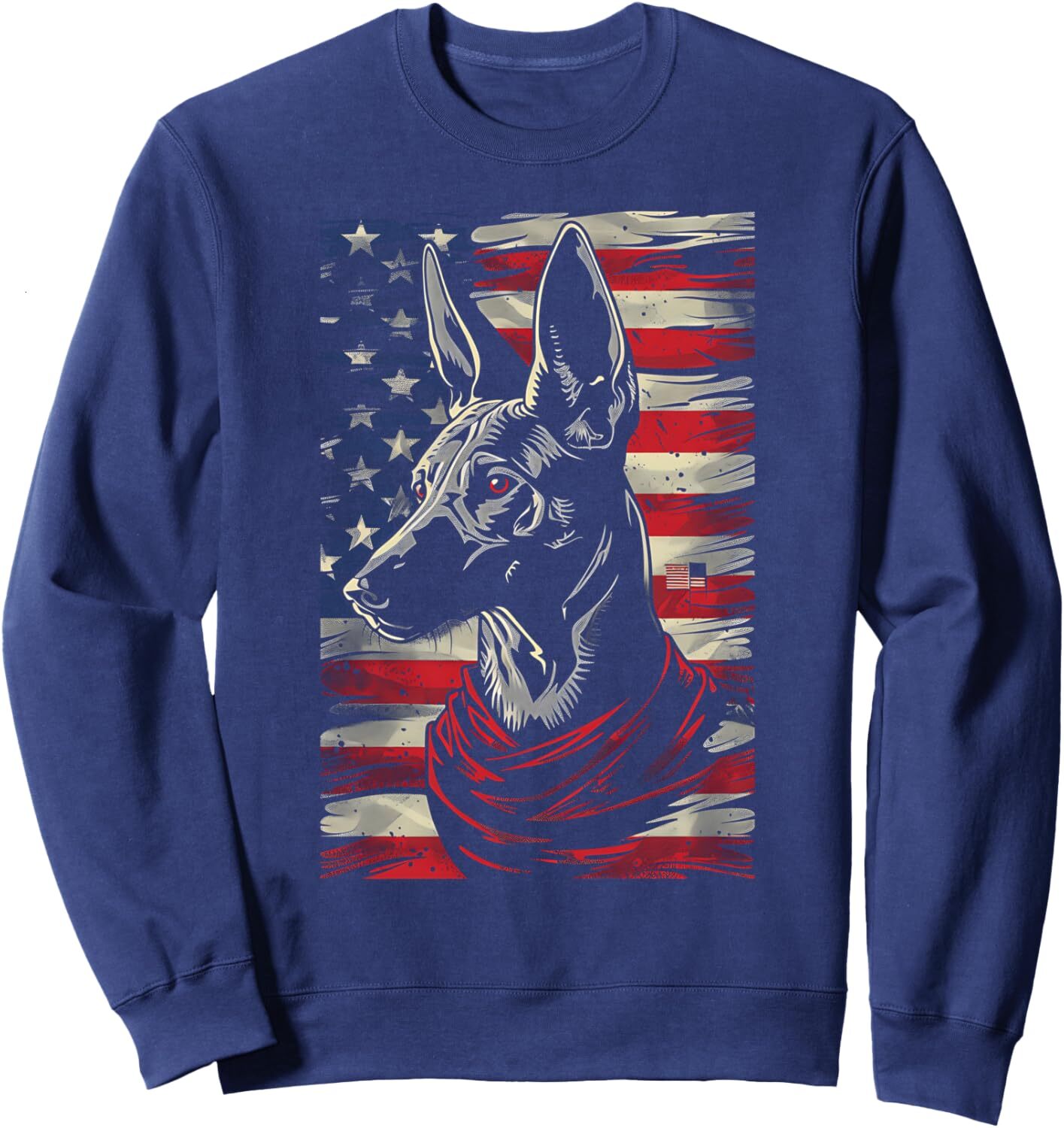 Long Sleeve Shirts for Men sweatshirt American Flag Dog Owner Patriotic USA America Dog Lover Sweatshirt T shirt Tee Streetwear Casual tops clothes