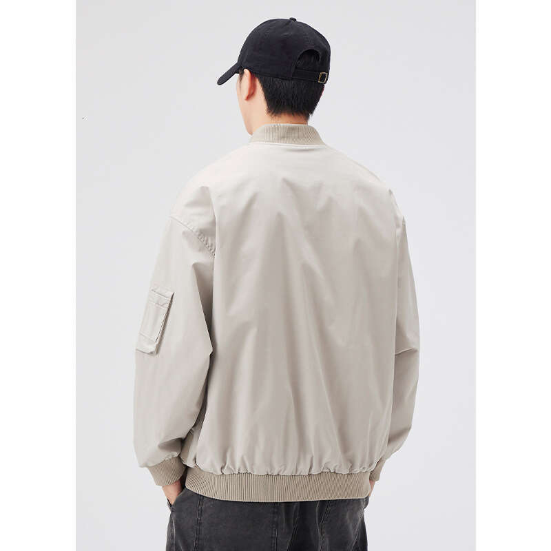 Yizhi American Pilot Jacket, Men's Autumn New Style Trendy Brand Casual Premium Baseball Jacket