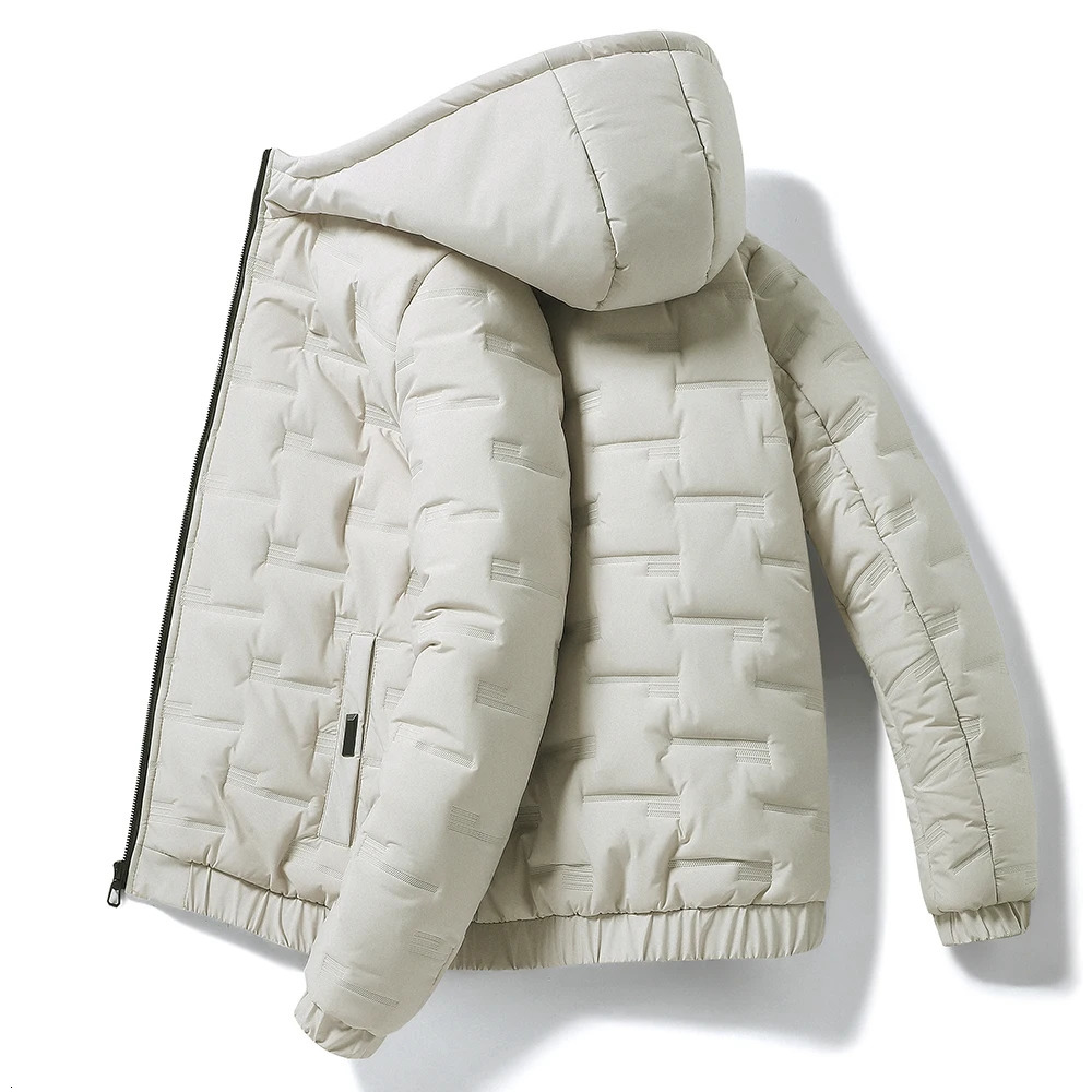 Casual Autumn Winter Jacket Men Bomber Thicken Fashion Clothing Streetwear Cotton Padded Slim Fit Coat 241115