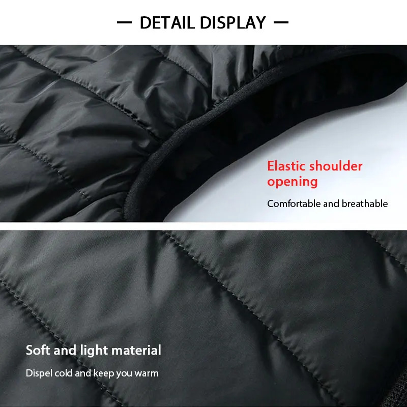 Winter USB Electric Heating Tank Top Sleeveless Warm Jacket Unisex Super Large S-8XL Outdoor 241111