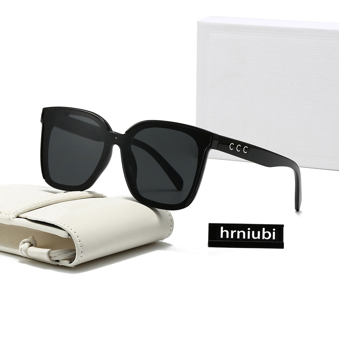 Designer sunglasses for women classic fashion luxury letters square frame outdoor beach leisure high quality sunglasses