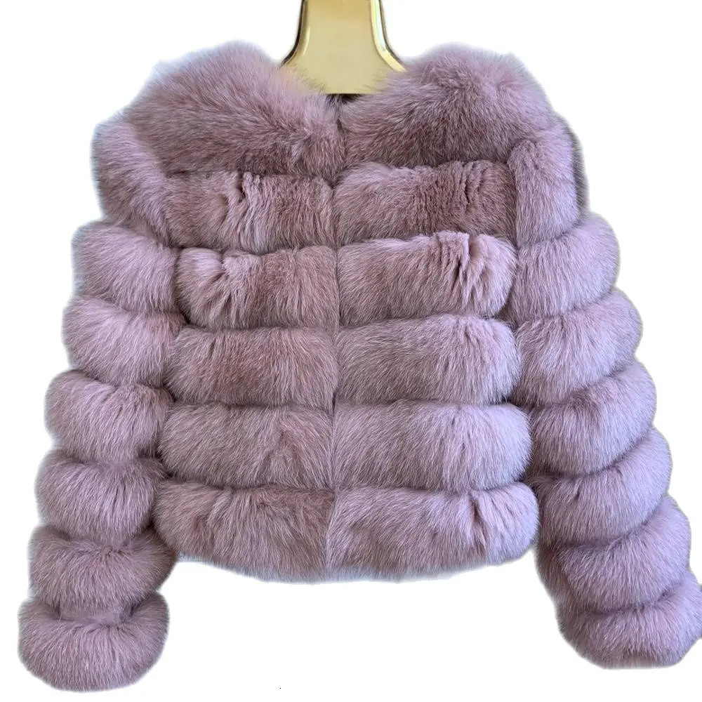 Real Fur Coat Winter Jacket Women natural large wool fur coat Street warm long sleeve detachable vest 241115