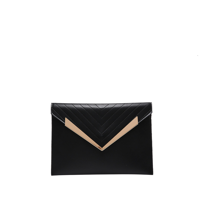 High appearance niche design women's handbag designer new fashionable and western-style twill embroidery line mobile envelope bag