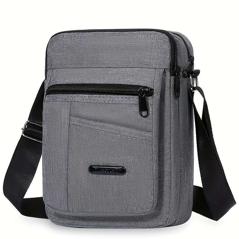 Stylish Men's Crossbody Shoulder Bag Casual Daypack for Going Out, Travel, Hiking, Daily Use - Simple, Spacious, and Comfortable
