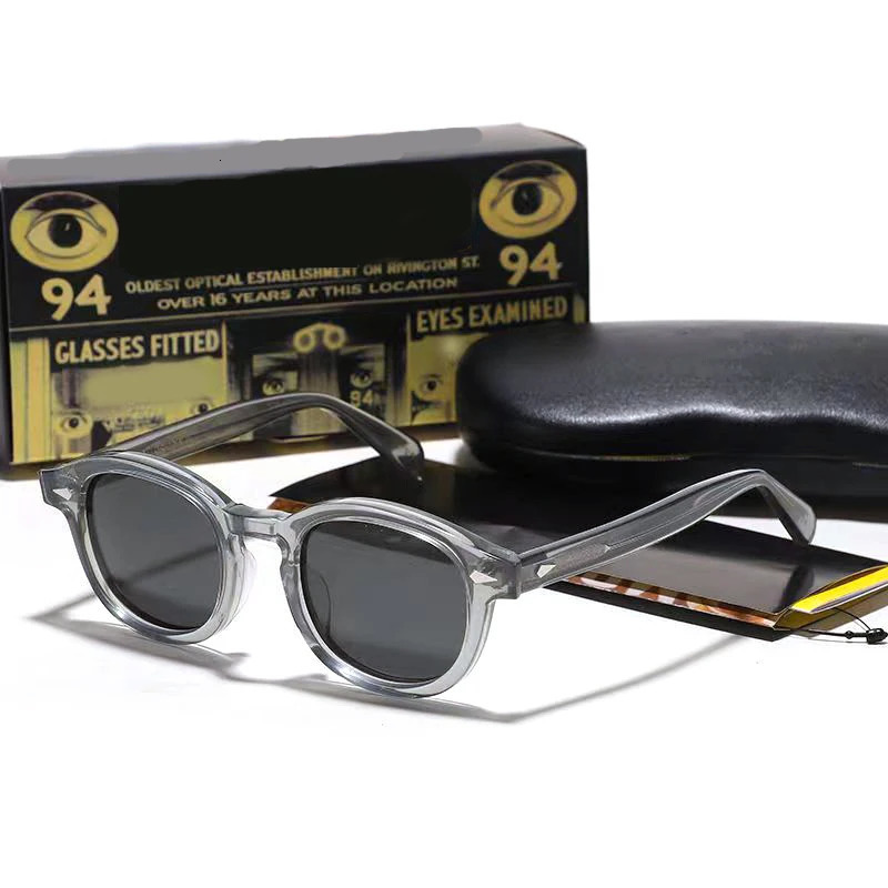 Mens sunglasses Lemtosh womens Johnny Depp polarized sunglasses acetate frame retro driver shadow 241114
