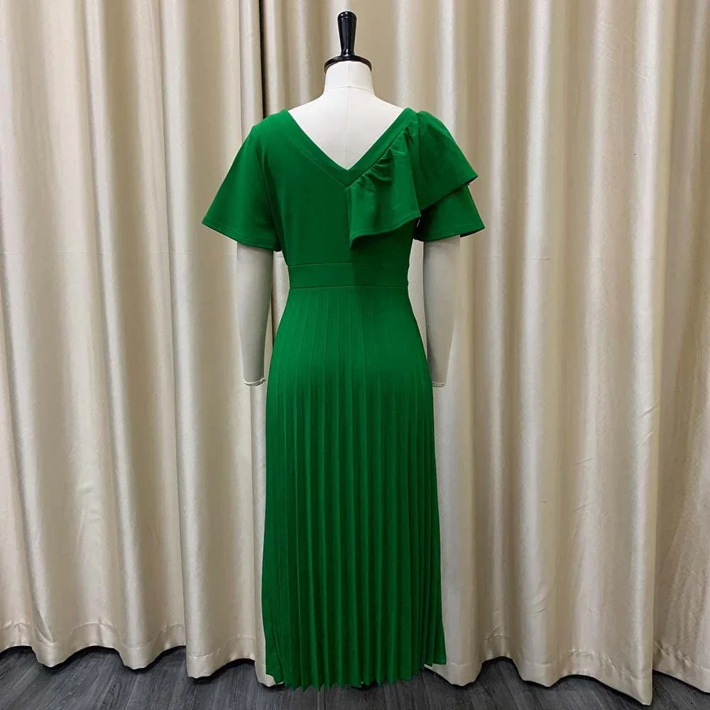 Green Blue Yellow White Summer Maxi Dress Women Guest Wedding Party Clothes Elegant Fashion Long Skirt Korean Style 240415