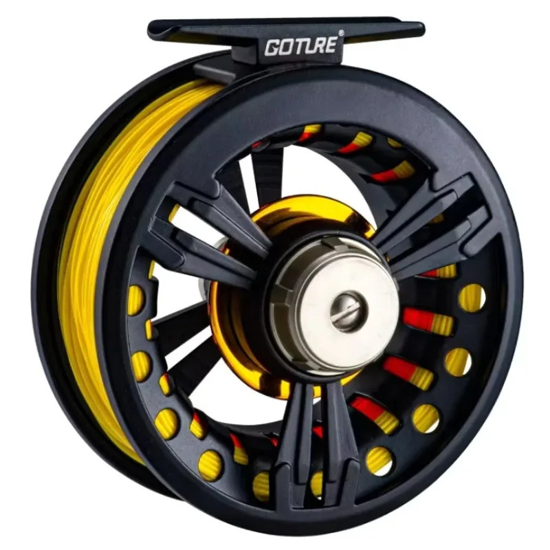Got Fly Fishing Reel 5/6 7/8wt Trout Fly Reel Large Rod Die Casting Fishing Reel Aluminum Alloy Preloading with Wire Combination 241114
