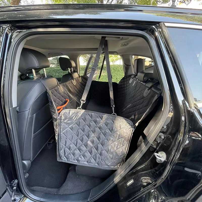 Dog Car Seat Covers SEAMETAL Rear Seat Car Seat Covers For Pets Interior Oxford Cloth Dog Seats Cover Protector Four Seasons Dog Seat Cushion Cargo z2