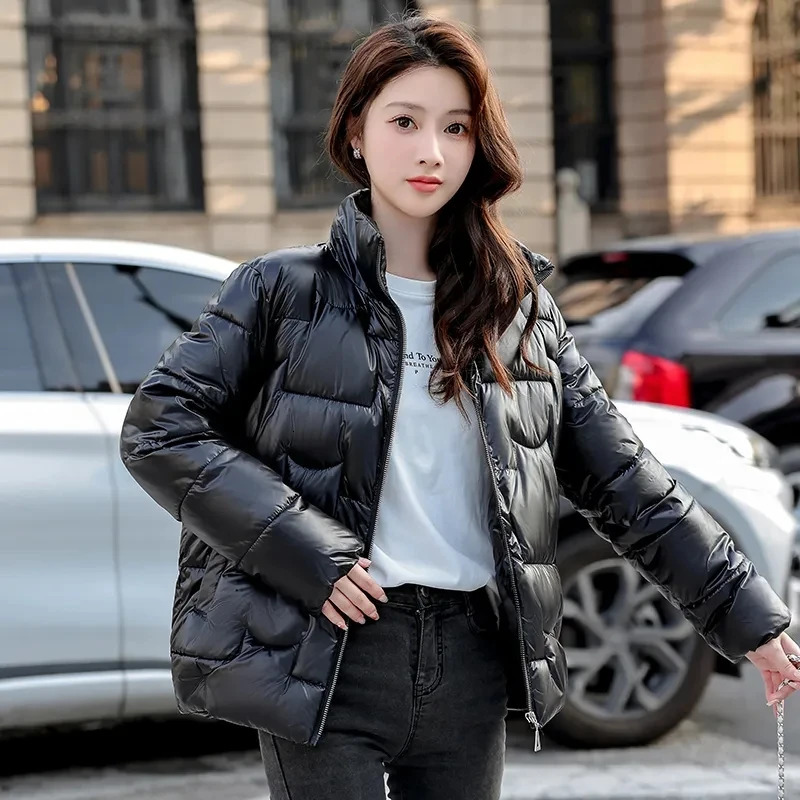Cotton-padded Womens Winter Coat In 2025Parkas Korean Female Fashion Slim Loose Jacket Student Short Down cotton Overcoat 241114