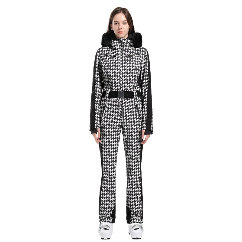 2025 One-Piece Suit Women Warm Outdoor Snowboard Jacket Overalls Ski Set Jumpsuits Windproof Waterproof Tre De Esqui