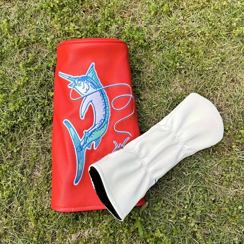 Durable Premium Pu Leather Golf Club Head Covers-Protective Cases For Driver Fairway Wood Hybrid - Essential Golf Accessories 241115