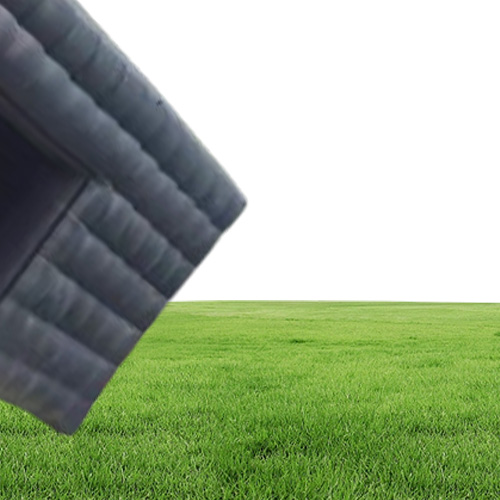 New arriver black 8x8x38m black cube tent inflatable cubic marquee house square party cinema building customized