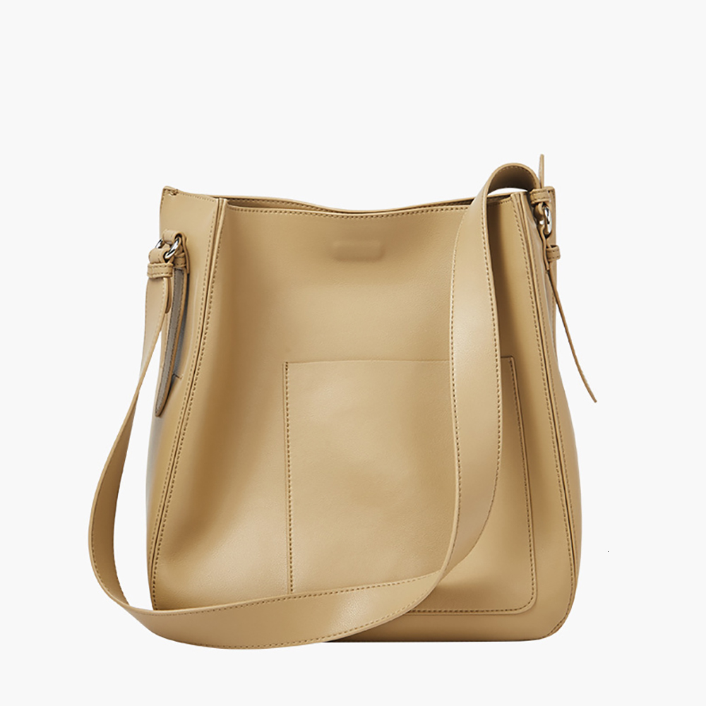 2024 New Arrival Split Leather Causal Single Strap Shoulder Large Capacity Designer Bucket Tote Bags dddmymoon