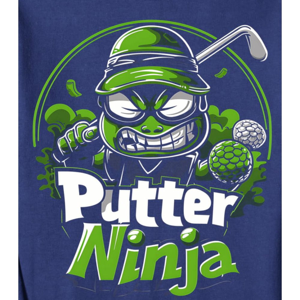 Long Sleeve Shirts for Men sweatshirt Golfing Ninja Putter Funny Golfer Design Graphic Tees Sweatshirt T shirt Tee Streetwear Casual tops clothes