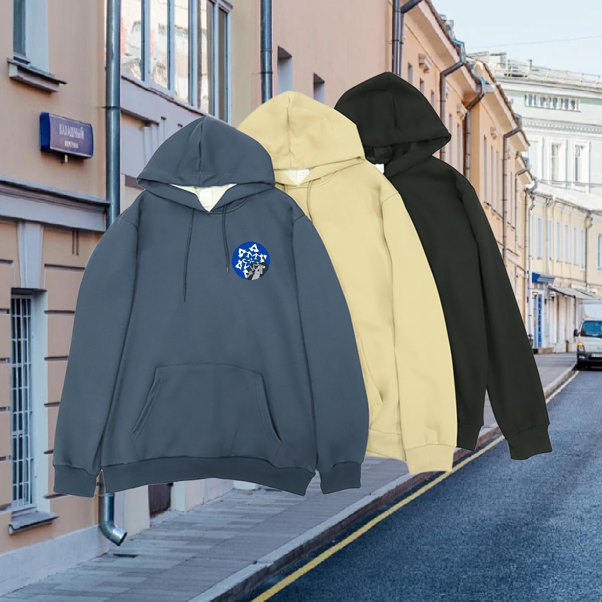 Stylist Woman Hoodie Black White Soft Couples Hoodie Tops Hoodie Thick Plush Breathable Soft Street Wear