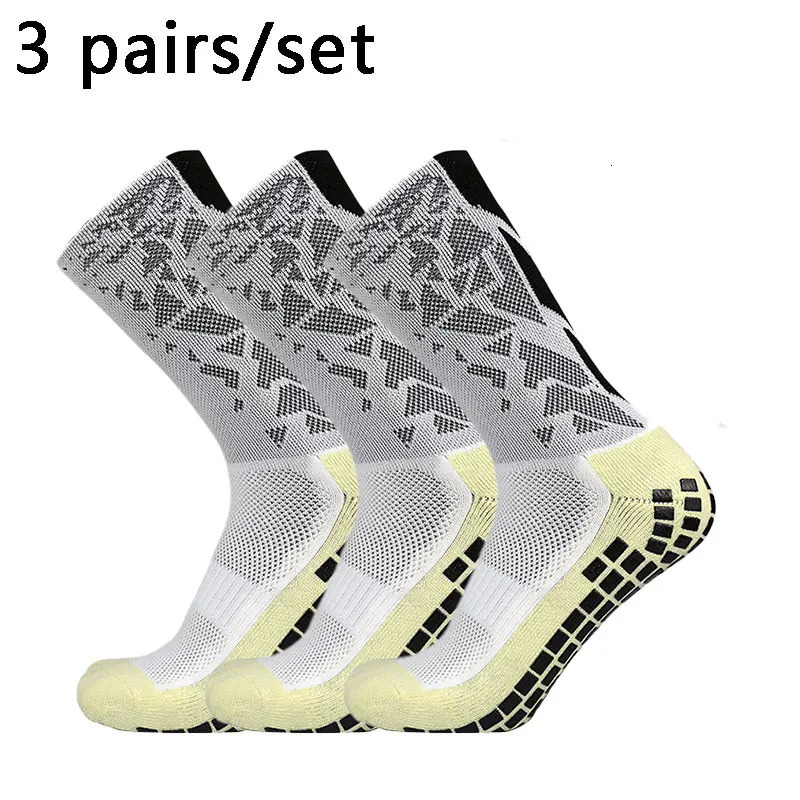 3 pairs Men Women Camouflage Soccer Socks Breathable Sports Silicone Anti Slip Grip Football 241114
