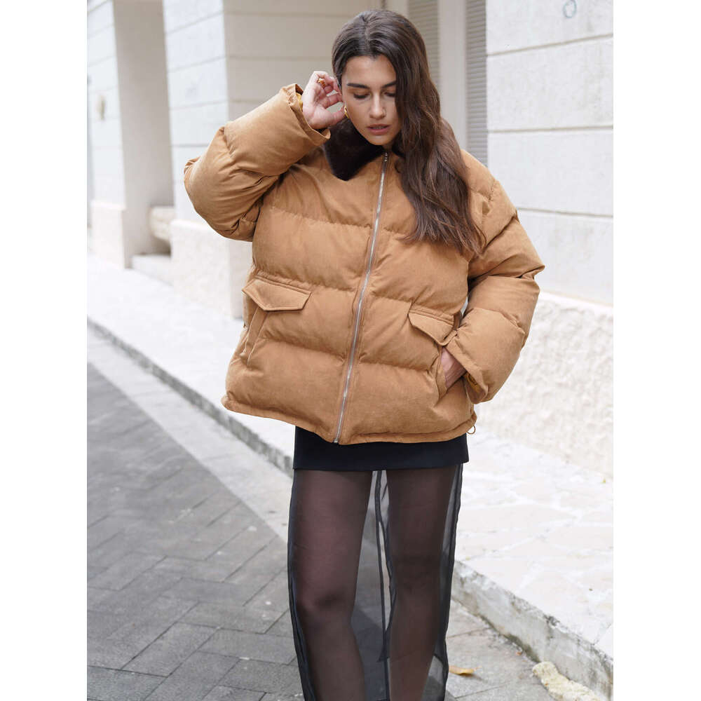 Fur Collar Winter Parka Women Fashion Thick Down Jacket