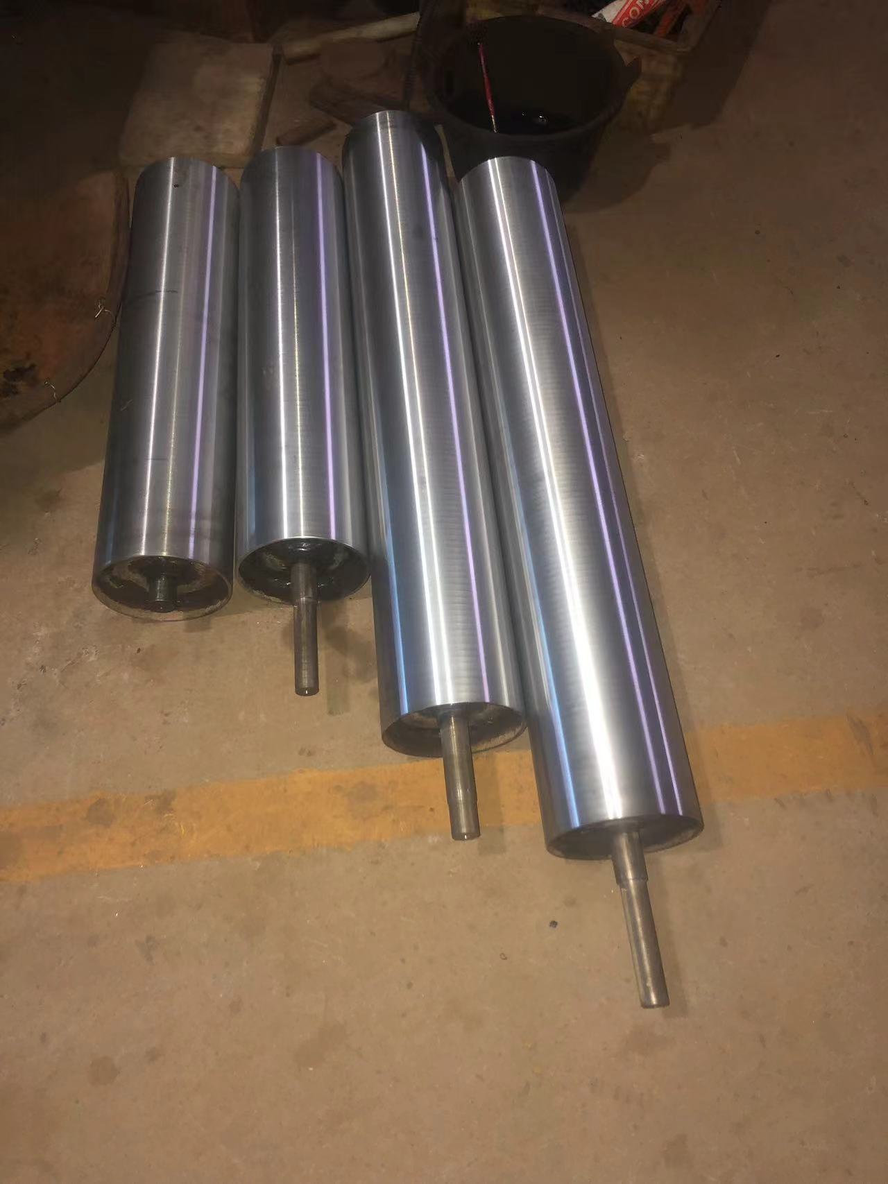 Wholesale non powered drum manufacturer workshop stainless steel assembly line conveying equipment chain wheel drum support roller drum