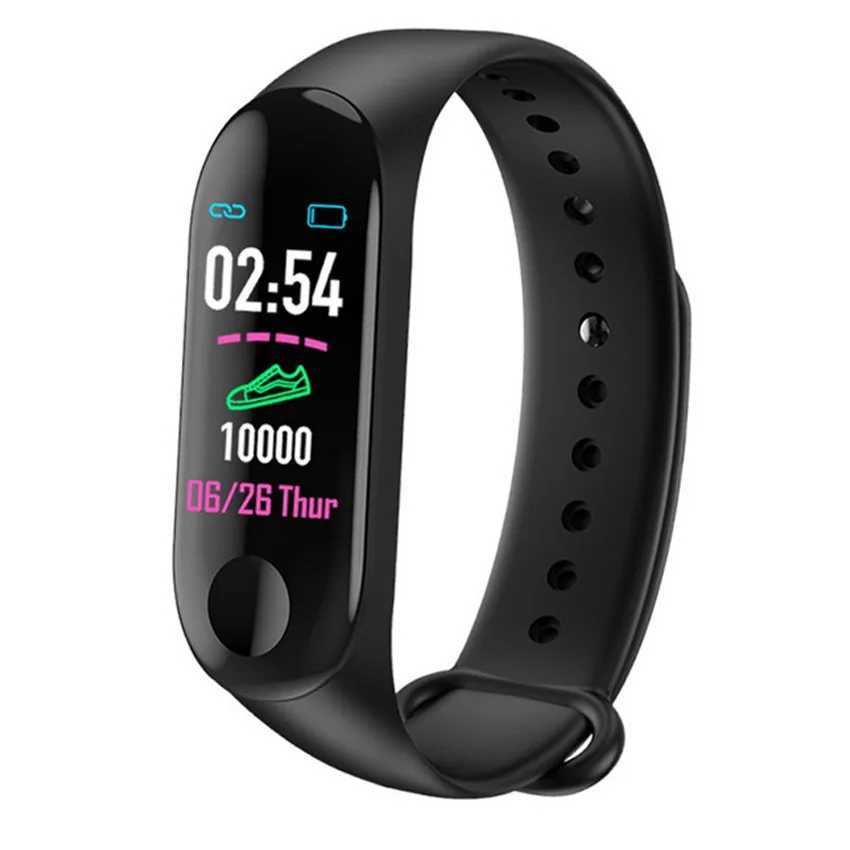 Hot Smart Band Fitness Tracker Watch Smartband Step HR Bracelet for iOS/Xai/Honor PK Mi Band 3/4 Fit Bit 5 Not Xi Y241114 Y241119