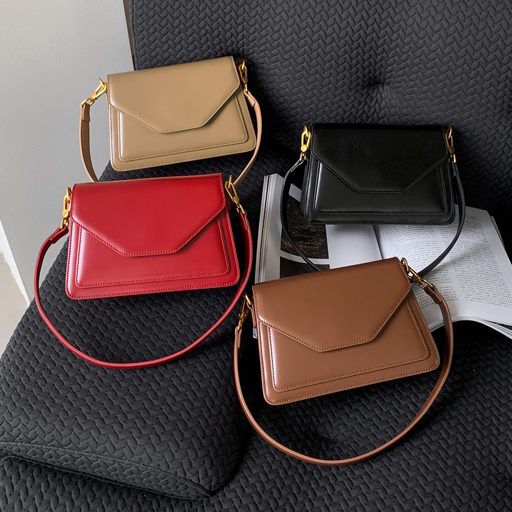 High-end One Shoulder Solid Color Fashion Square Versatile Crossbody Bags For Women dddmymoon