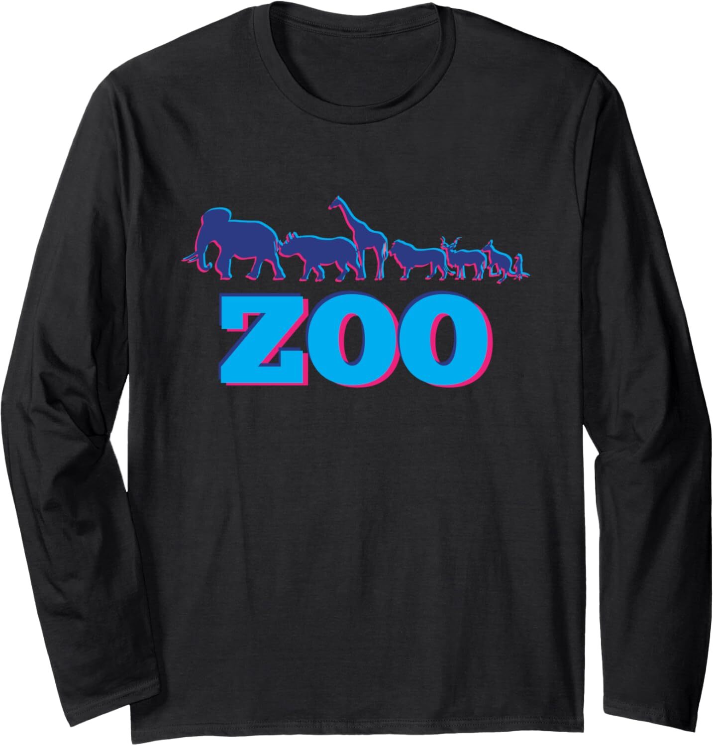 Long Sleeve Shirts for Men sweatshirt Zoo Wildlife Animals Nature Lovers Funny Gift Long Sleeve Tee Streetwear Casual tops clothes fashion