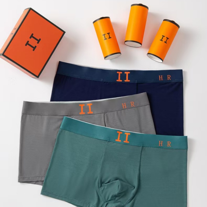 Designer Boxers underpants clothing high quality sports underwear cotton black gray soft breathable fashion shorts letters wide band letter pants
