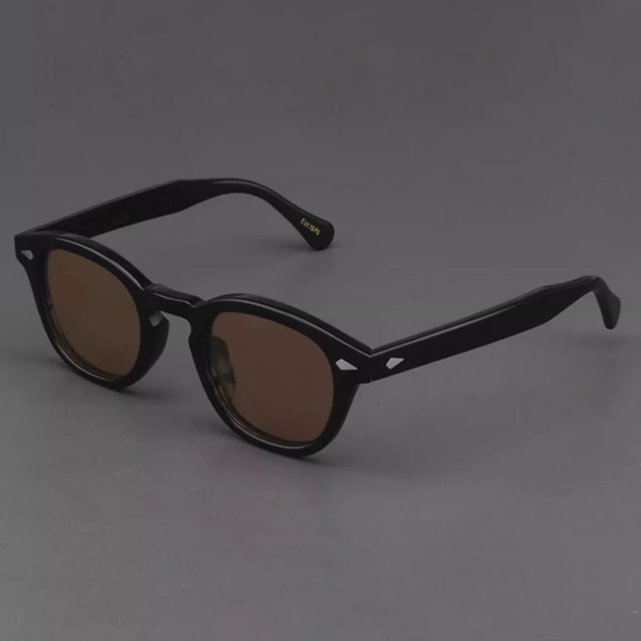 Mens sunglasses Lemtosh womens Johnny Depp polarized sunglasses acetate frame retro driver shadow 241114