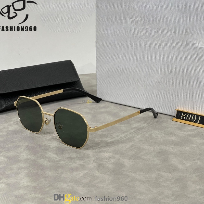 oversized sunglasses metal Polarized sunglasses luxury woman Anti-UV designer shades casual outdoor Multi color men sunglasses original box