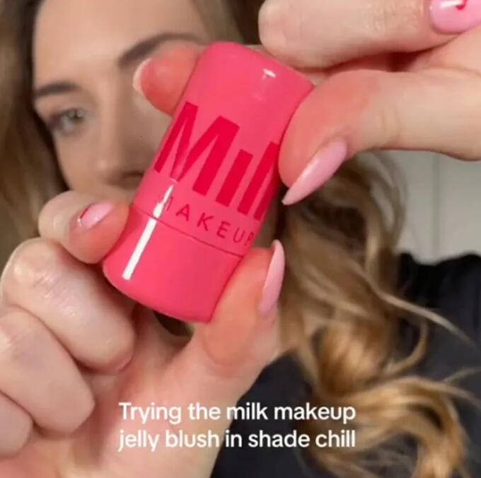 Milk Makeup blush stick 4 Colors SPRITZ coral CHILL red SPLASH berry coog water jelly tint watercolor multiuse matte lip tinted makeup