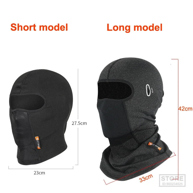 WEST BIKING Thermal Mens Hat Winter Cycling Equipment Windproof Motorcycle Helmet Liner Breathable Balaclava Face Mask Headwear 241114