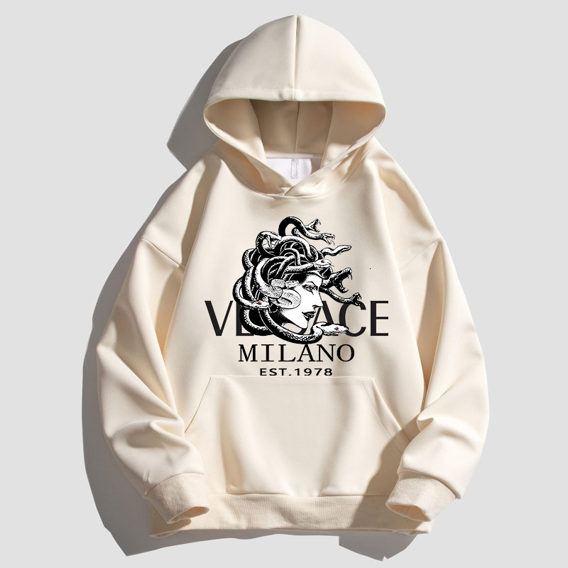 Designer's new cotton men's hoodie, wool hoodie, women's fleece warm sweatshirt, hip-hop outdoor streetwear pullover