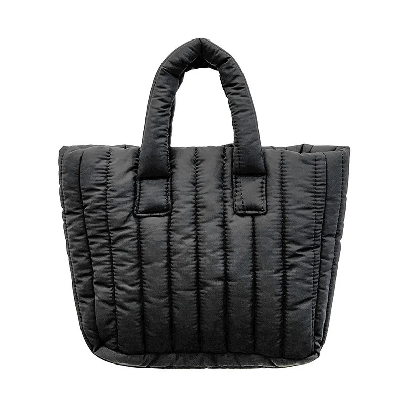 Miyagawa Female Autumn Winter Small Handheld Down Bag Korean Fashion Handbag Female Bags for Women Purses 241114