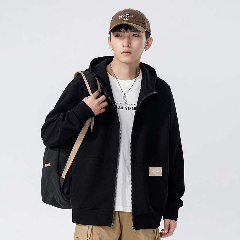 Advanced Cardigan Zipper Hoodie Hooded Kunhai Pengyun Autumn And Winter American Fashion Brand Couple Outfit Men's Jacket