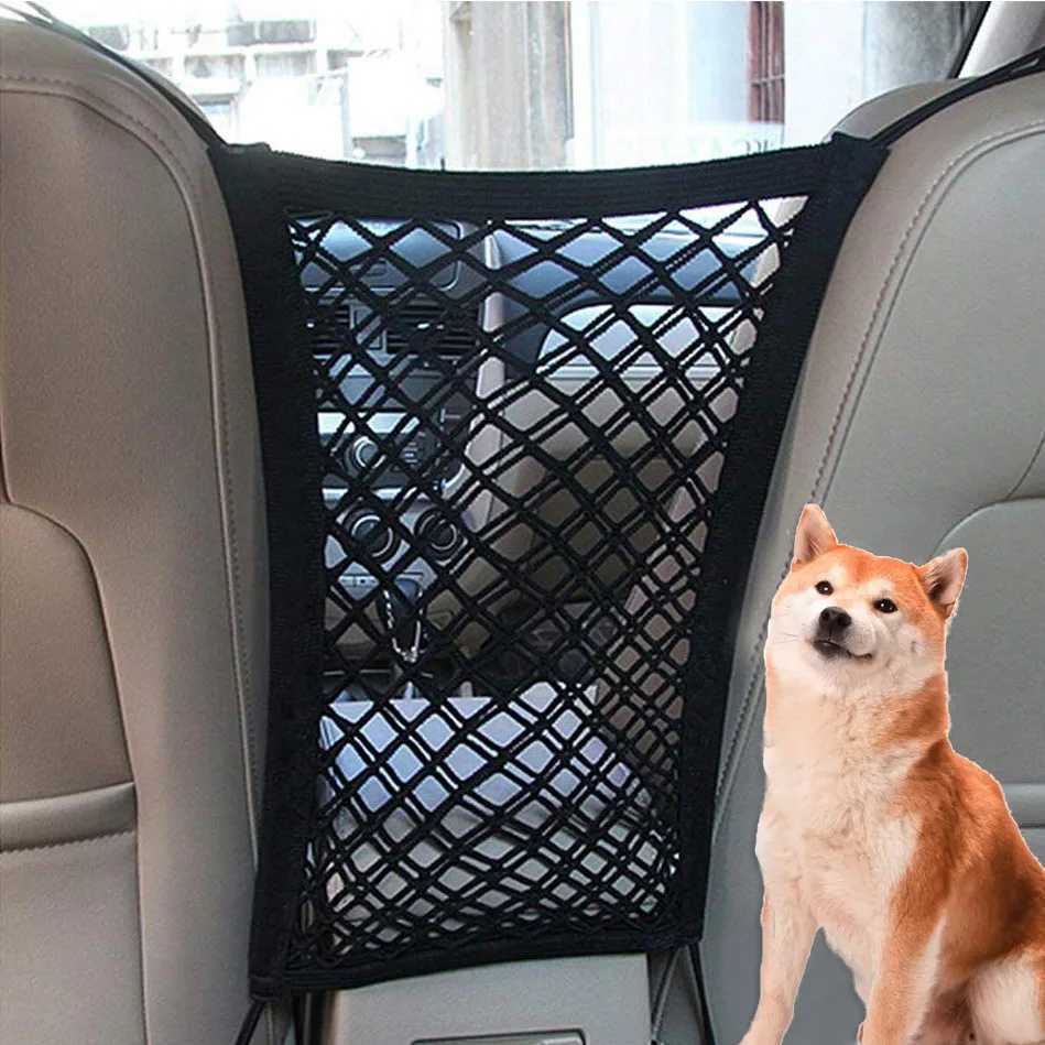 Dog Car Seat Covers Dog Carries Car Seat Isolation Net Car Anti-wrestling Pet Supplies Car Rear Back Seat Protector Mat Safety Carrier For Dogs z24111