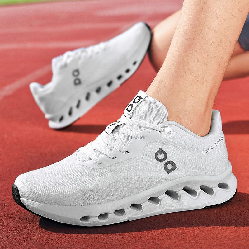 Thick casual sneakers designer sports shoes men's 2024 new men's lightweight outdoor fashionable running shoe breathable mesh