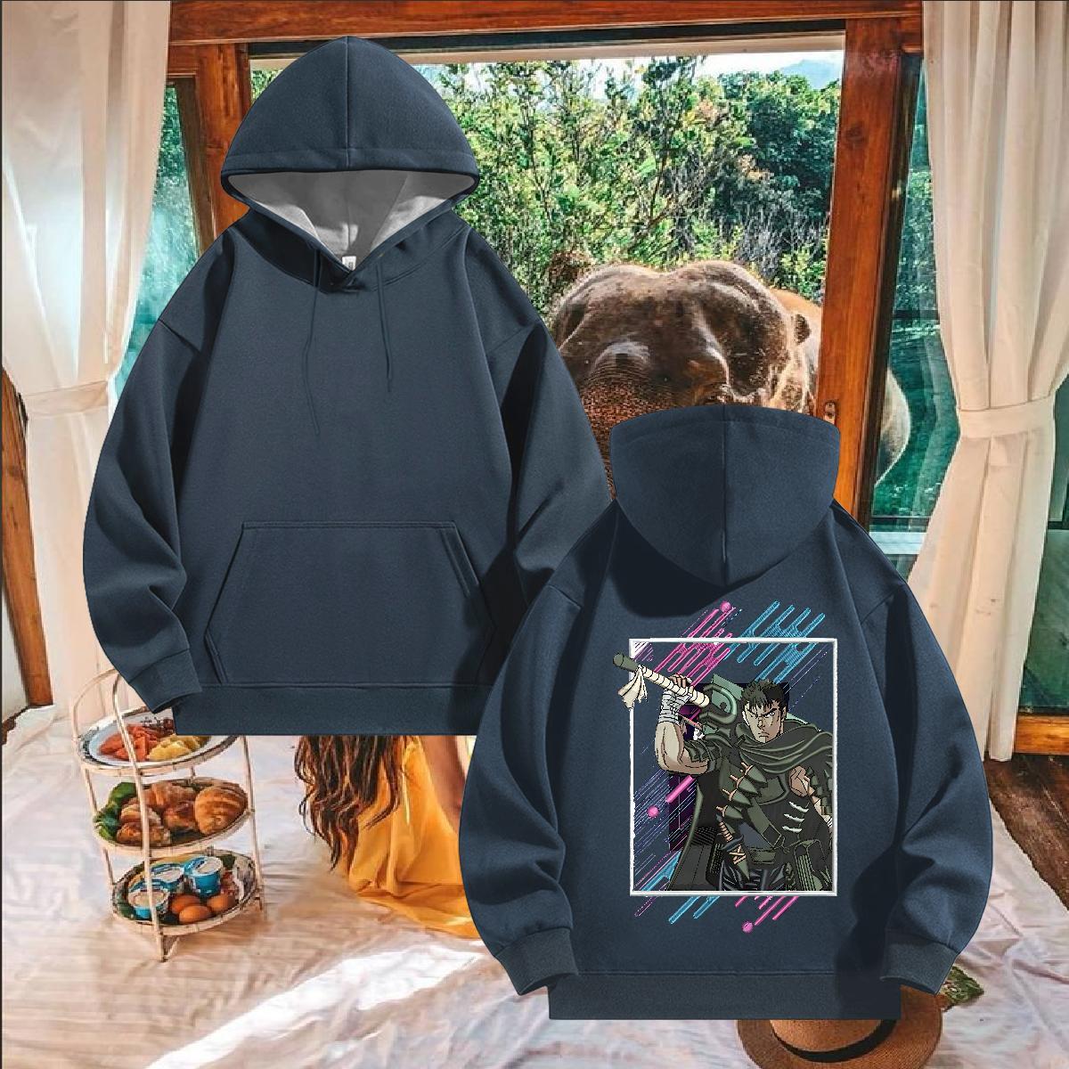 Fashion New Man Hoodie US Plus Size Soft Hoodie Pullover Clothings Y2K Thick Fleece Long Sleeve Soft