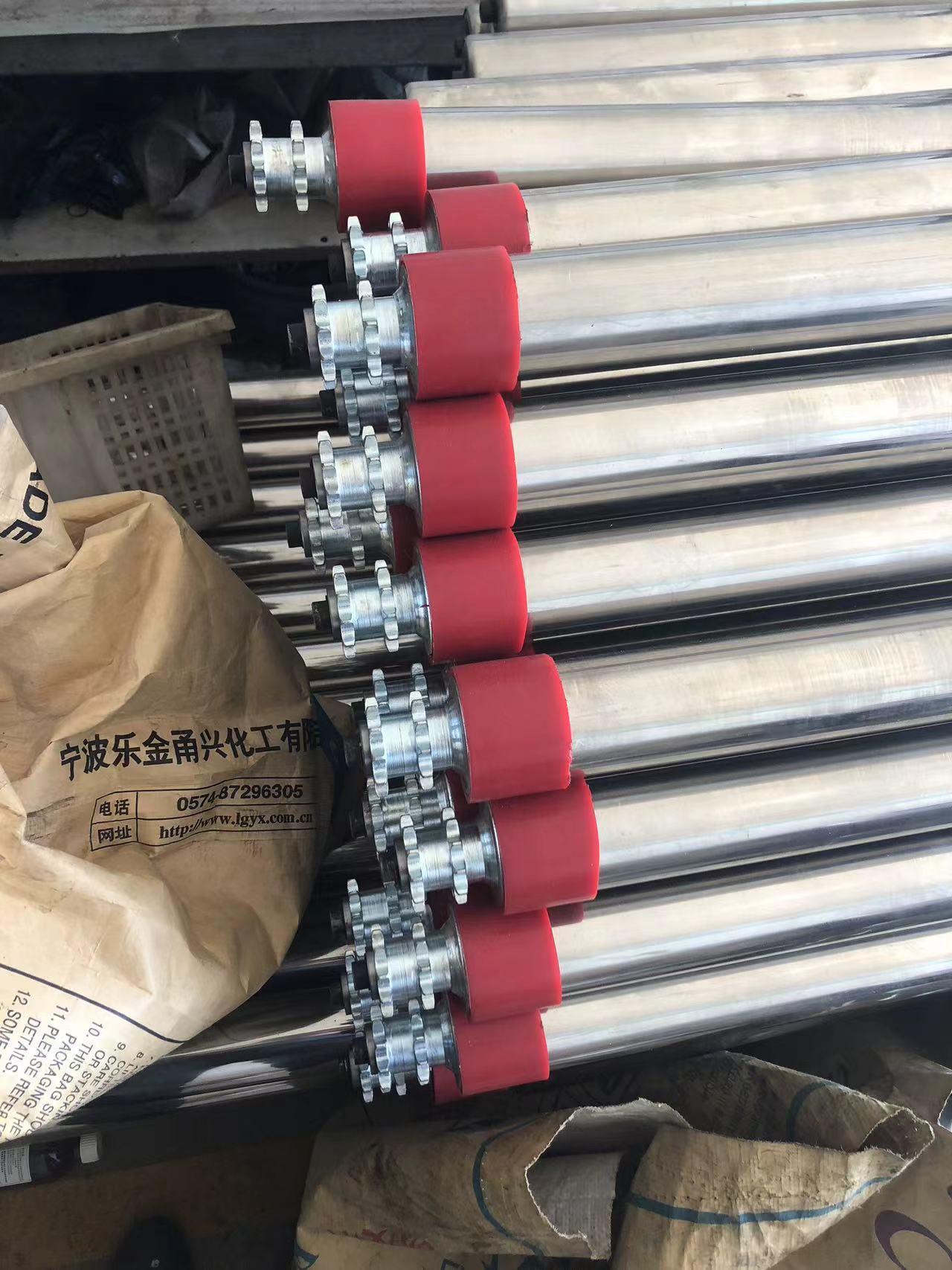 Robust Material Handling Belting Equipment Rollers