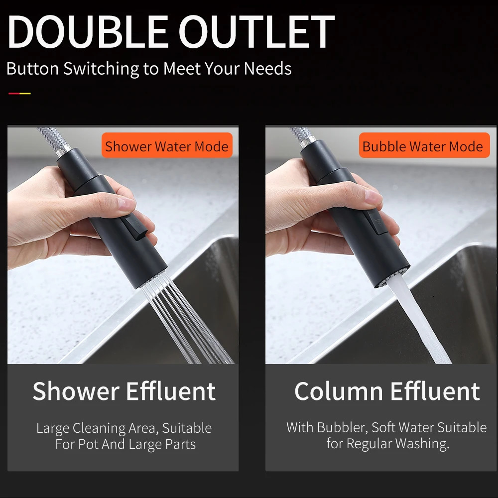 Intelligent touch black kitchen LED faucet crane for sensor kitchen faucet sink rotation touch faucet mixer faucet KH-1067 241112