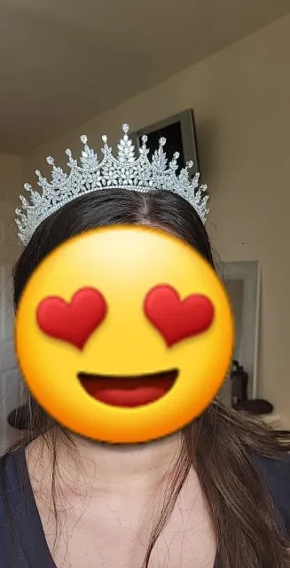 Gorgeous Crystal Crown Rose Gold Headpiece Wedding Zirconium Stone Jewelry from Europe and America 241115