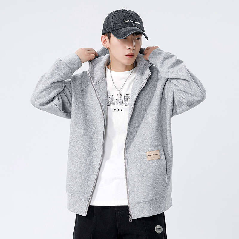 Advanced Cardigan Zipper Hoodie Hooded Kunhai Pengyun Autumn And Winter American Fashion Brand Couple Outfit Men's Jacket