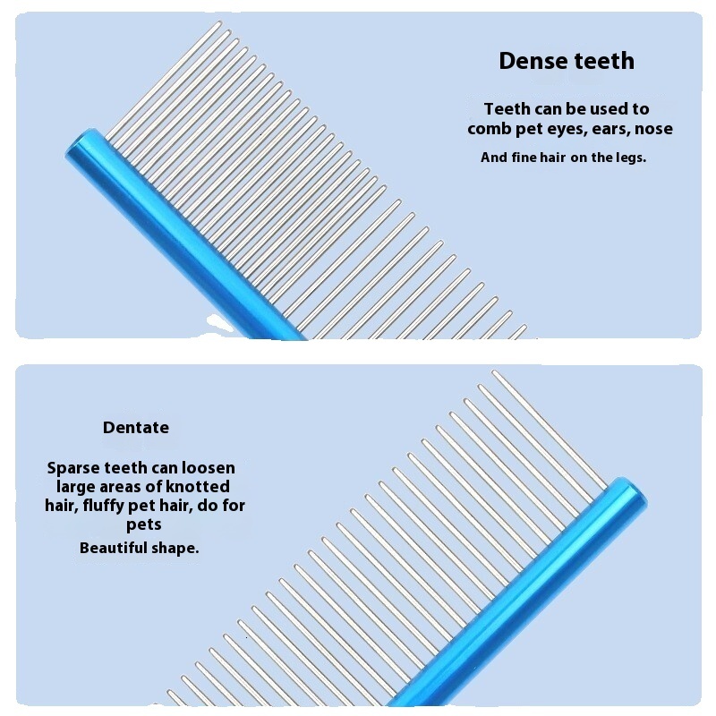 Pet single-sided beauty dog comb, pet brush 6