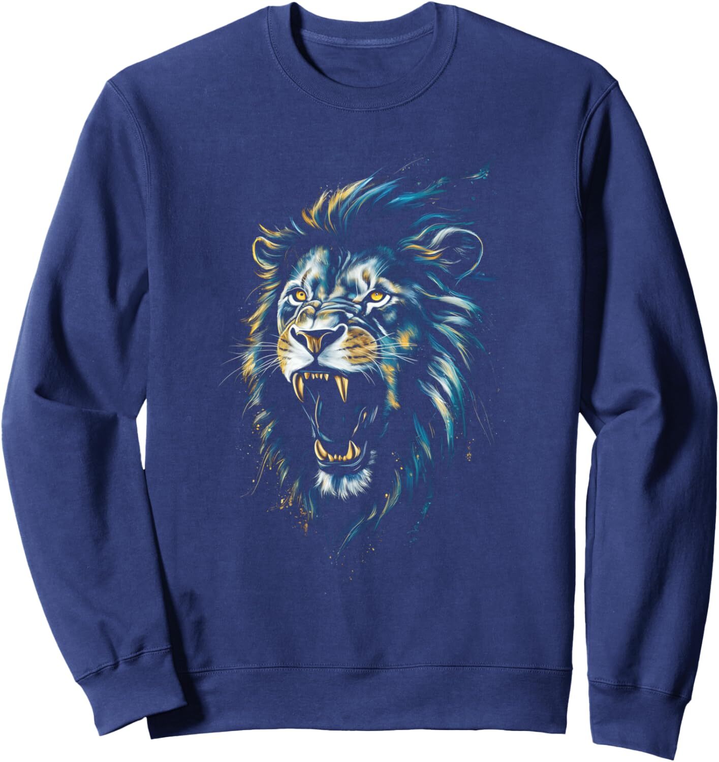 Long Sleeve Shirts for Men sweatshirt Lion Pride Roaring Mane Predator Animal Lover Design Graphic Sweatshirt T shirt Tee Streetwear Casual tops cloth