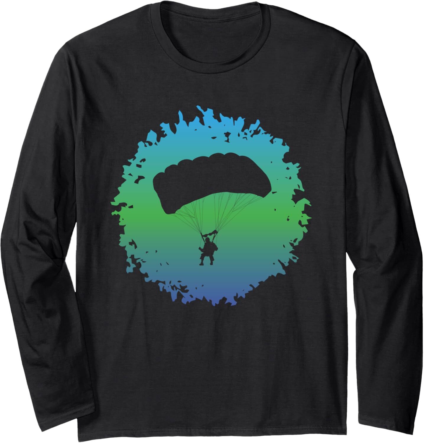 Long Sleeve Shirts for Men sweatshirt Paragliding Parachutes Soaring Paraglider Funny Gift Long Sleeve Tee Streetwear Casual tops clothes