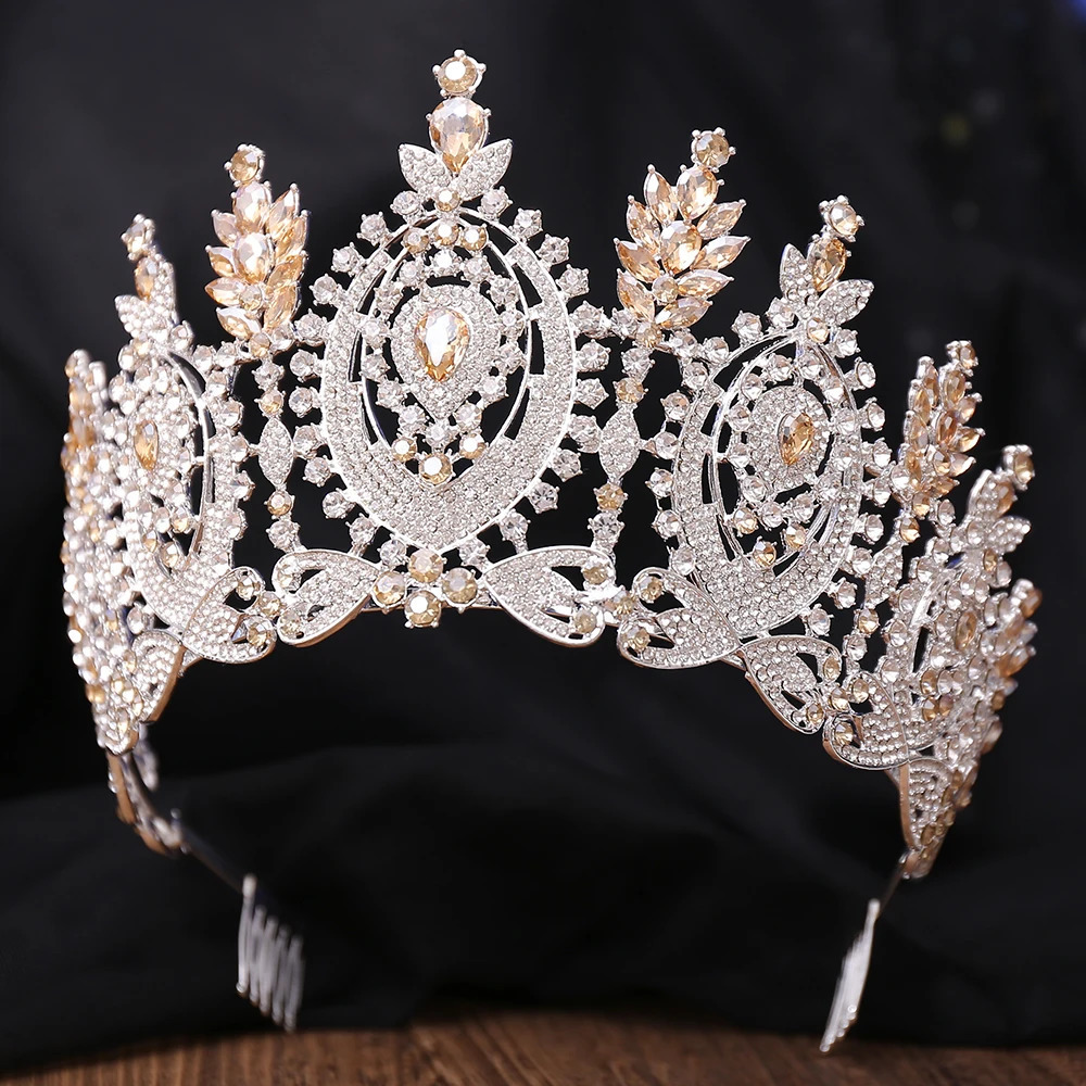 Bridal Crown Retro Water Diamond Headwear Wedding Headwear Party Jewelry Hair Accessories 241115