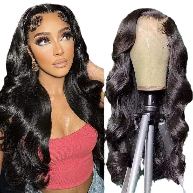 European and American fashion lace front wigs Foreign trade Africa hot selling big wave curly wigs